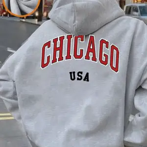 Chicago ABD Mektup Baskı Kapüşonlular Bayanlar Kış Polar Sıcak Kazak Rahat Cep Kazak Temeller