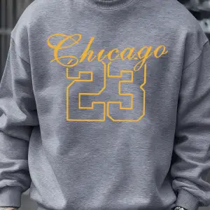 Chicago Number 23 Jersey Prints Sweatshirt Man Fashion Soft Pullovers Autumn Casual Sportswea