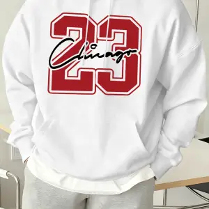 Chicago Number 23 Yaratıcılık Baskı Erkek Kapüşonlular Yumuşak High Street Top Spor Hip Hop T