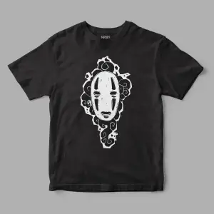 Chihiro Ghost No Face Baskılı Tişört