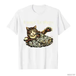 Chinga la migra Komik Kedi Vintage T-shirt Erkekler Kadınlar Için % 100% Pamuk T Shirt Kısa K