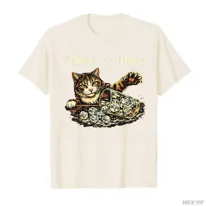 Chinga la migra Komik Kedi Vintage T-shirt Erkekler Kadınlar Için % 100% Pamuk T Shirt Kısa K
