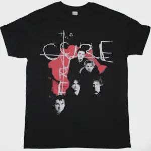 CHROME DIVISION DOOMSDAY ROCK LEGION NEW BLACK T-SHIRT ÖN VE ARAKA BASKILI