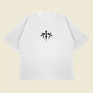 Chrome Hearts X Nocta Baskılı Oversize Unisex Pamuklu Nefes Alan Kalın Kumaşlı