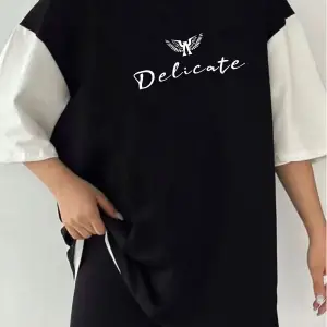 Çift Renk delicate  Baskılı Unisex Tshirt