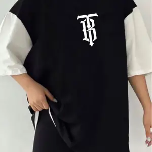 Çift Renk TB Baskılı Unisex Tshirt