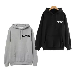 Çift Sevgili Gri Siyah Sweatshirt Hoodie Unisex