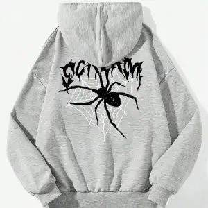 Çığlık Örümcekler ve Örümcek Ağları Baskı Kadın Kapüşonlular Harajuku Büyük Boy Hoody Moda Ge