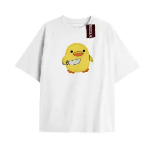 CİV CİV Unisex Oversize Yazılı Tshirt BEYAZ