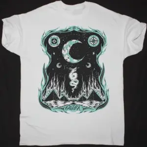 CLAN OF XYMOX A DAY NEW BLACK T SHIRT ÖN BASKILI