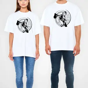 Clint Eastwood Beyaz Unisex Tişört T-Shirt