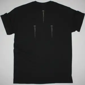 CLOCK DVA MAN-AMPLIFIED NEW WHITE T-SHIRT ÖN VE ARAKA BASKILI