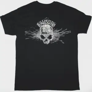 COCK SPARRER CLASSIC WINGS LOGO NEW BLACK T SHIRT ÖN BASKILI