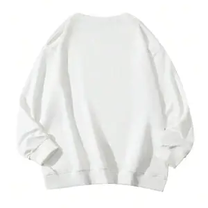 Coke serisi Letter & Cat Graphic Drop Shoulder Pullover