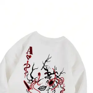Coke serisi Letter & Figure Graphic Pullover