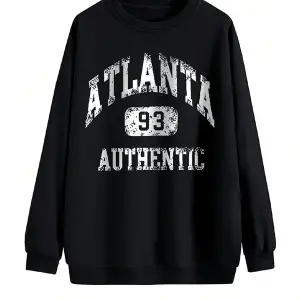 Coke serisi Letter Graphic Drop Shoulder Pullover