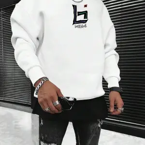 Coko serisi Basketball and Slogan Graphic Sweatshirt