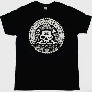 COMBICHRIST INDUSTRIAL CULT NEW BLACK T-SHIRT