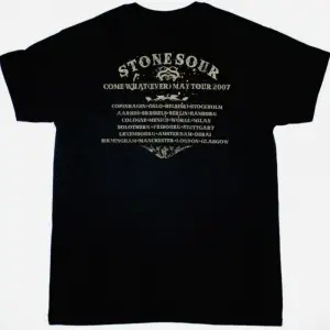 CONVERGE RAZOR BLADE NEW BLACK T SHIRT ÖN VE ARAKA BASKILI