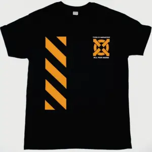 CONVULSE LOGO NEW BLACK T-SHIRT