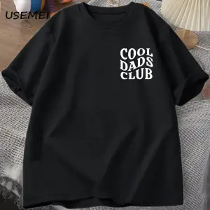 Cool Dads Club Tshirt Fathers Day Funny Husband T-Shirt Daddy Dad To Be T Shirt Men Cotton O