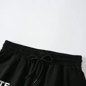 Coolane Cartoon & Slogan Graphic Drawstring Waist Şort