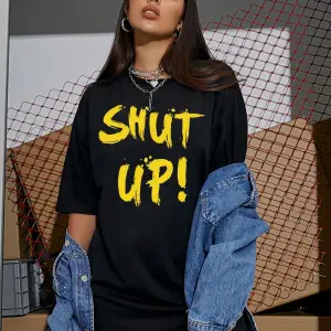 Coolane Drop Omuz Letter Grafikli Oversize Tişört