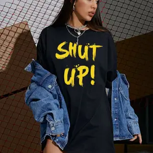 Coolane Drop Omuz Letter Grafikli Oversize Tişört