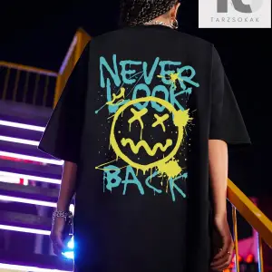 Coolane Düşük Omuz Harfli ve Kanatlı Oversize Tişört