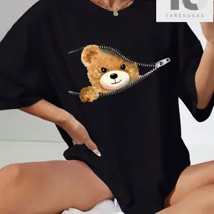 Coolane Figürlü ve Sloganlı Grafik Düşük Omuzlu Tişört