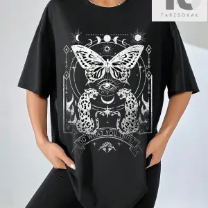 Coolane Figürlü ve Sloganlı Grafik Düşük Omuzlu Tişört