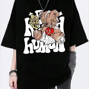 Coolane Kelebek Desenli Baskılı T-shirt