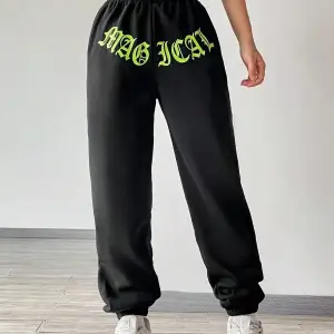 Coolane Letter Graphic Elastic Waist 4 Mevsim Eşofman