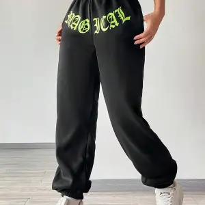 Coolane Letter Graphic Elastic Waist 4 Mevsim Eşofman