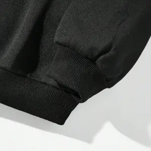 Coolane Spider & Letter Grafikli Termal Astarlı Sweat Siyah