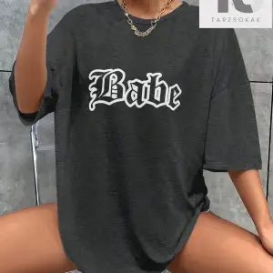 Coolane Yazılı Baskılı Düşük Omuz Tişört