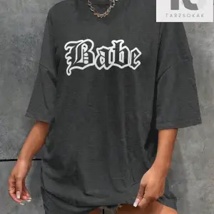 Coolane Yazılı Baskılı Düşük Omuz Tişört