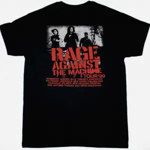 COZY POWELL DRUMS NEW BLACK T-SHIRT ÖN VE ARAKA BASKILI