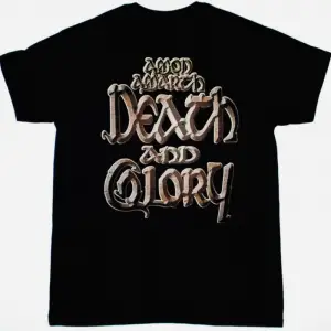 CREEDENCE CLEARWATER REVIVAL PENDULUM NEW BLACK T-SHIRT ÖN VE ARAKA BASKILI