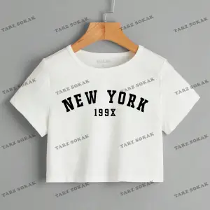 Crop CKOD-232913 Harf Grafikli Kırpma