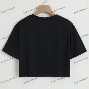 Crop CKOD-232913 Harf Grafikli Kırpma