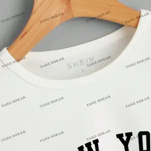 Crop CKOD-232913 Harf Grafikli Kırpma