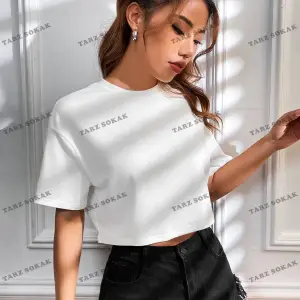 Crop CKOD-232913 Katı Düşük Omuz