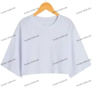 Crop CKOD-232913 Katı Düşük Omuz Kısa