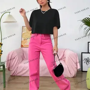 Crop CKOD-232913 Katı Düşük Omuz Kısa