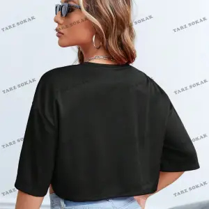 Crop CKOD-232913 Mektup Baskılı Kadın