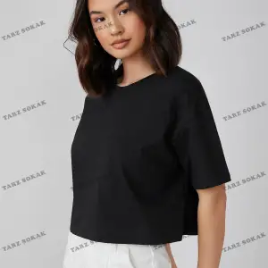 Crop CKOD-232913 Pamuk Damla Omuz Düz Kısa