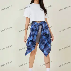 Crop CKOD-232913 Pamuk Damla Omuz Düz Kısa