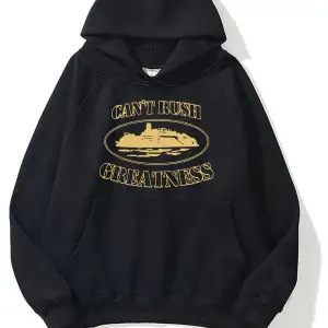 crtz Rush hoodie oversize ünisex siyah
