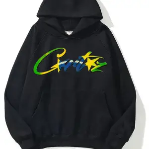 crzt brazil ünisex oversize sweatshirt siyah